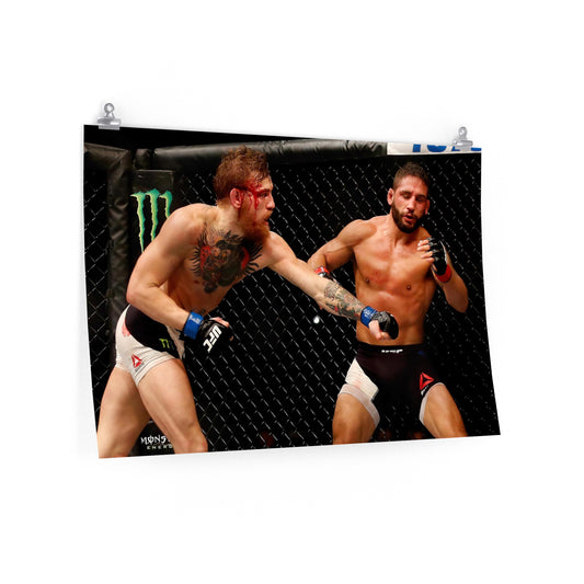 Conor McGregor Lands Strike On Chad Mendes For The Interim Featherweight Title Poster