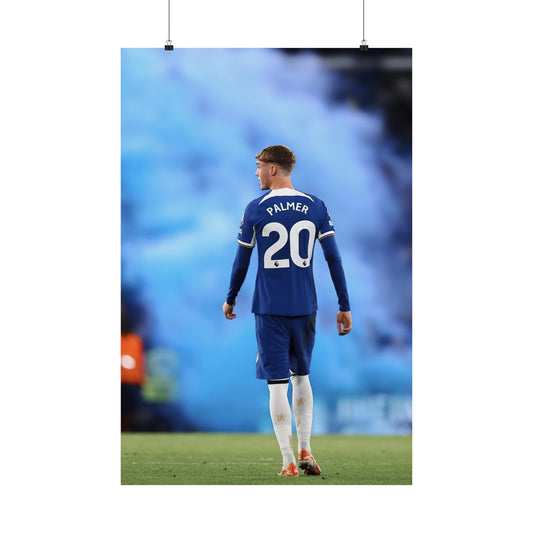 Cole Palmer On Field For Chelsea Poster
