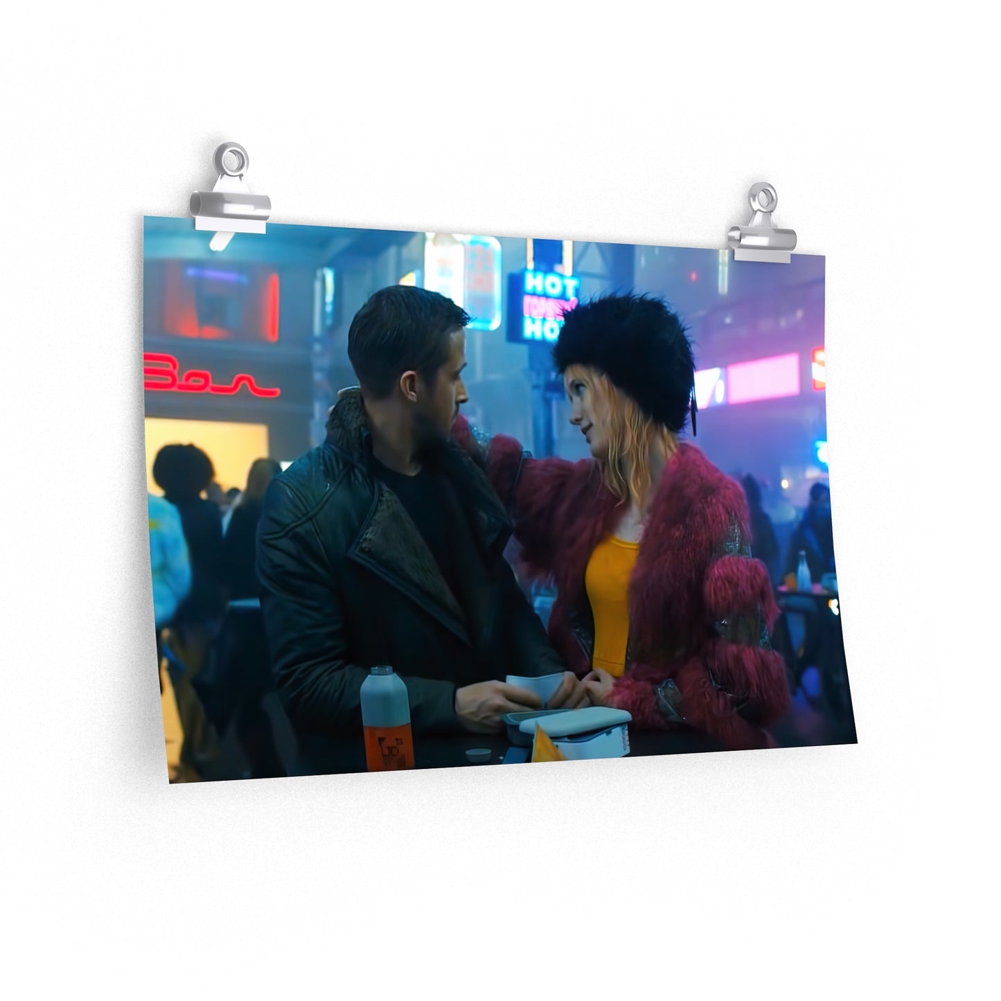 Officer K Meets Mariette In Los Angeles Scene Blade Runner 2049 Poster