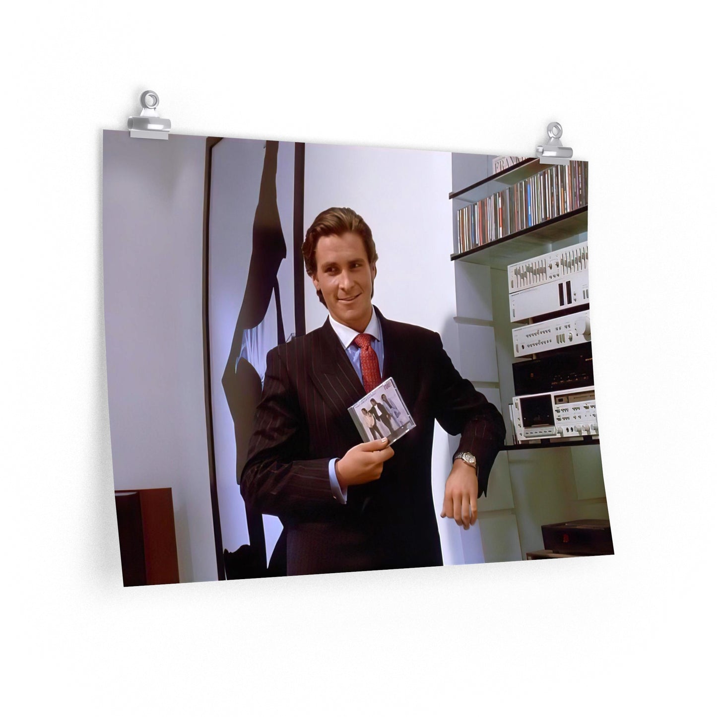 American Psycho Huey Lewis And The News Scene Poster