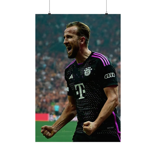 Harry Kane Celebrating With Bayern Munich Poster